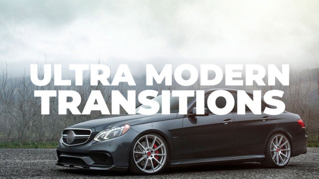 Ultra Modern Transitions: Premiere Pro Presets