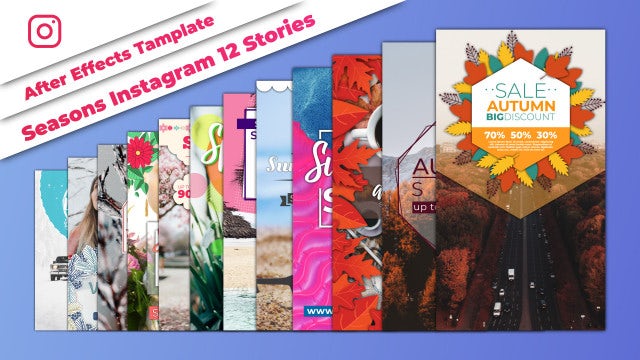 Instagram Stories Seasons: After Effects Templates