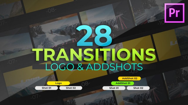 AddShots & Logo Transitions: Premiere Pro Templates
