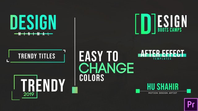 Ultra Modern Titles: Motion Graphics Templates