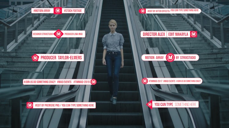 Fashion Lower Thirds: Premiere Pro Templates