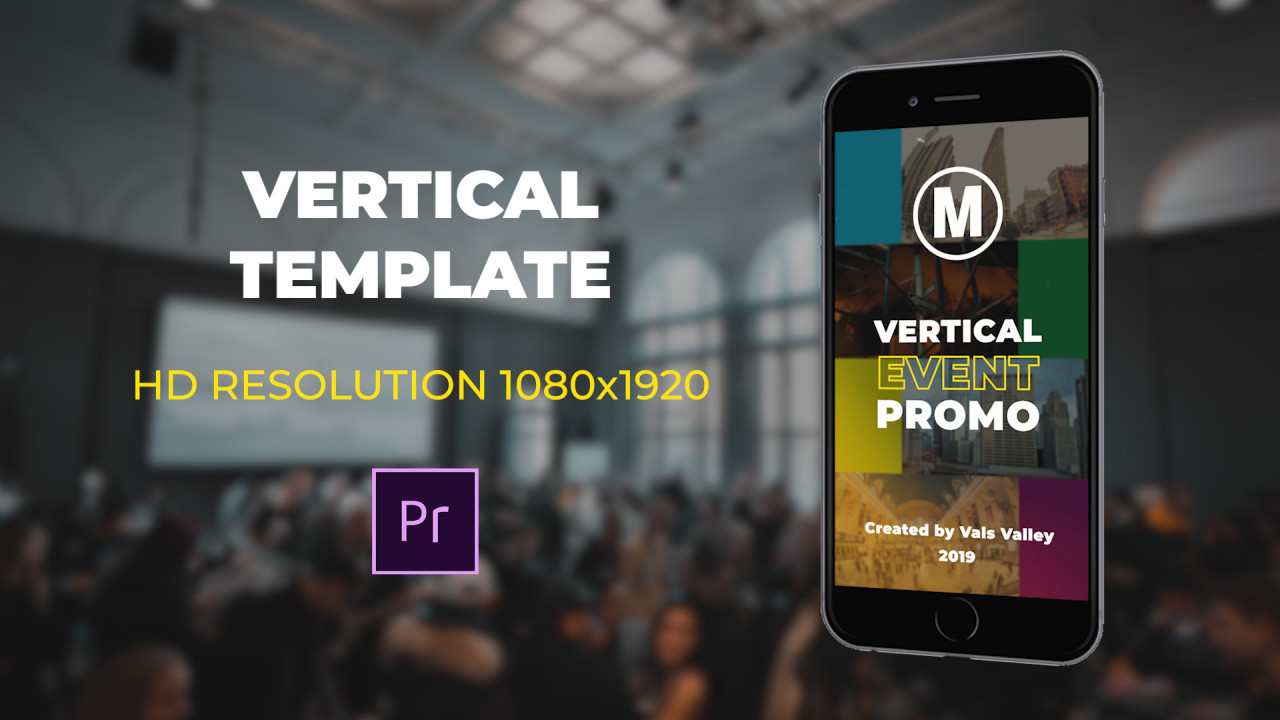 Vertical Event Promo Premiere Pro Templates Motion Array