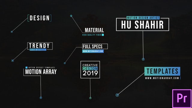 Trendy Callout Titles: Motion Graphics Templates