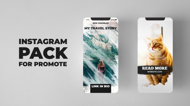 Instagram Stories Promo Pack: After Effects Templates