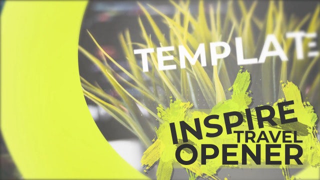 Inspire Travel Opener: Premiere Pro Templates