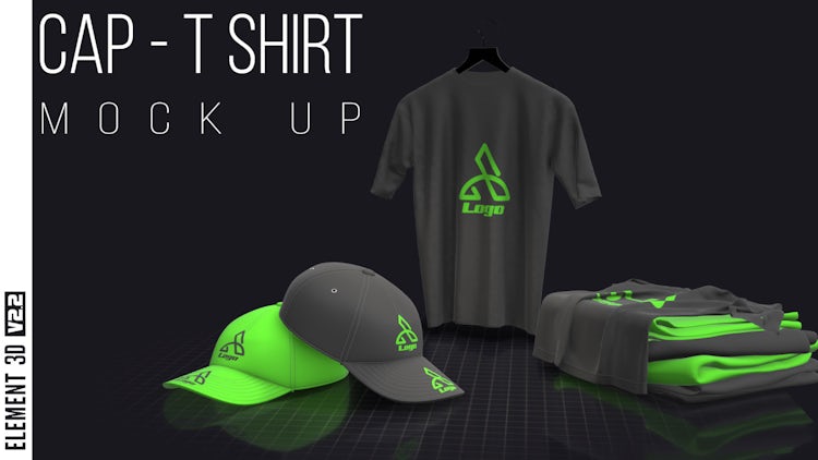 Download Cap-T Shirt Mock Up - After Effects Templates | Motion Array