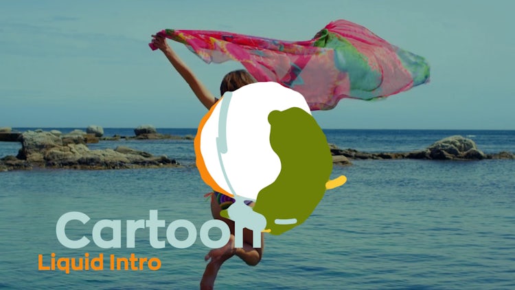 Cartoon Liquid Intro: After Effects Templates