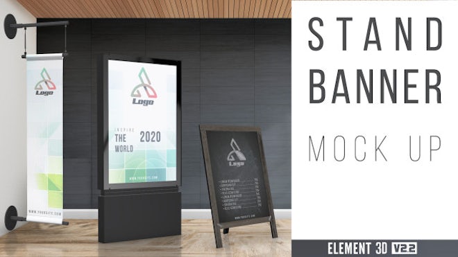 Download Stand-Banner Mock Up - After Effects Templates | Motion Array