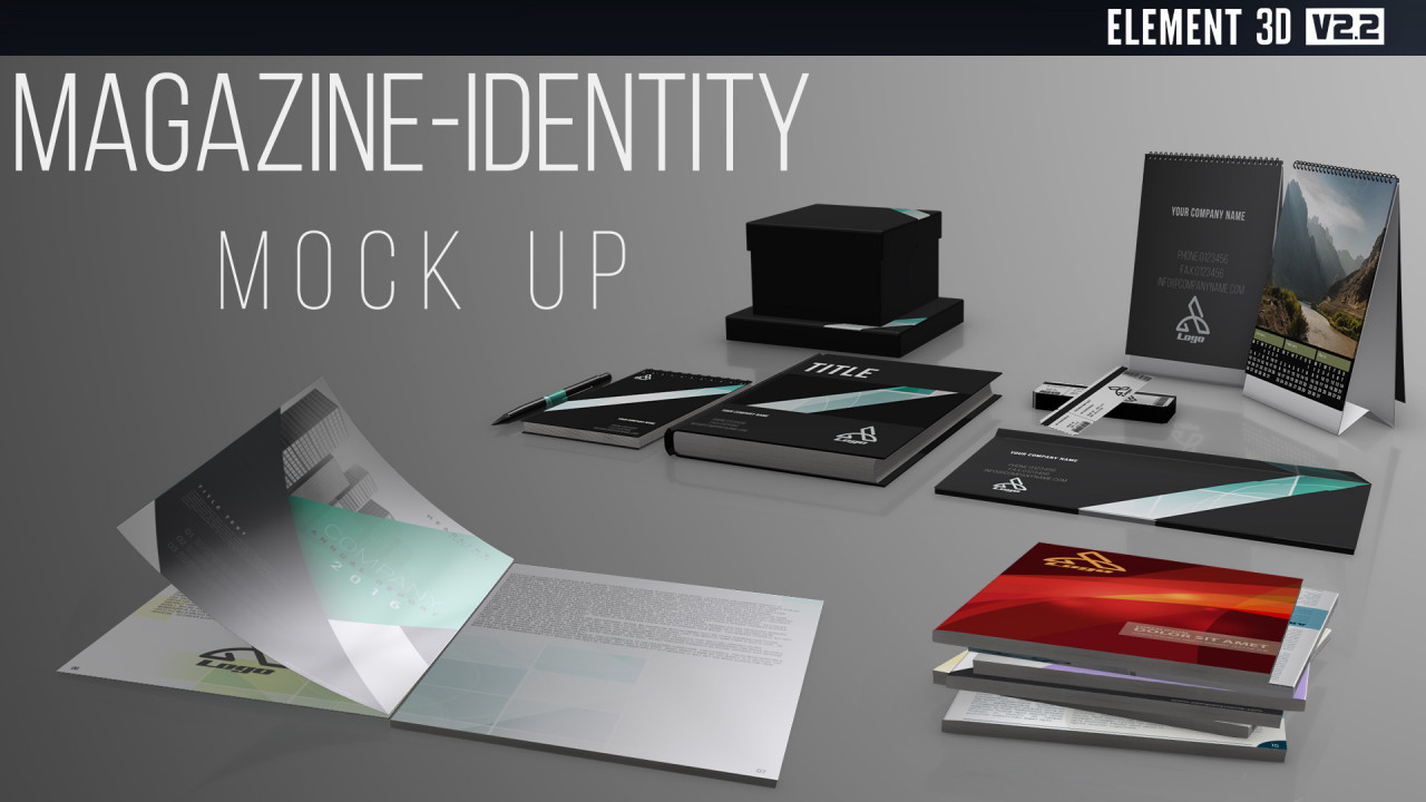 Download Magazine-Identity Mock Up - After Effects Templates | Motion Array