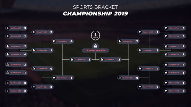 Sports Bracket: After Effects Templates