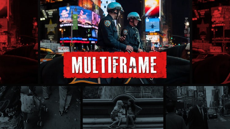Multiframe Urban Opener: Premiere Pro Templates