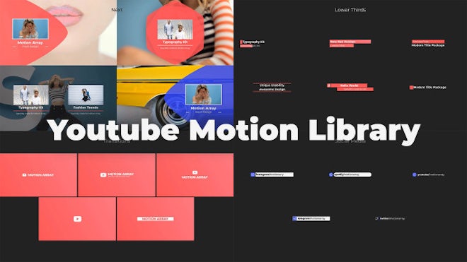 Mini Youtube Motion Library - Premiere Pro Templates  