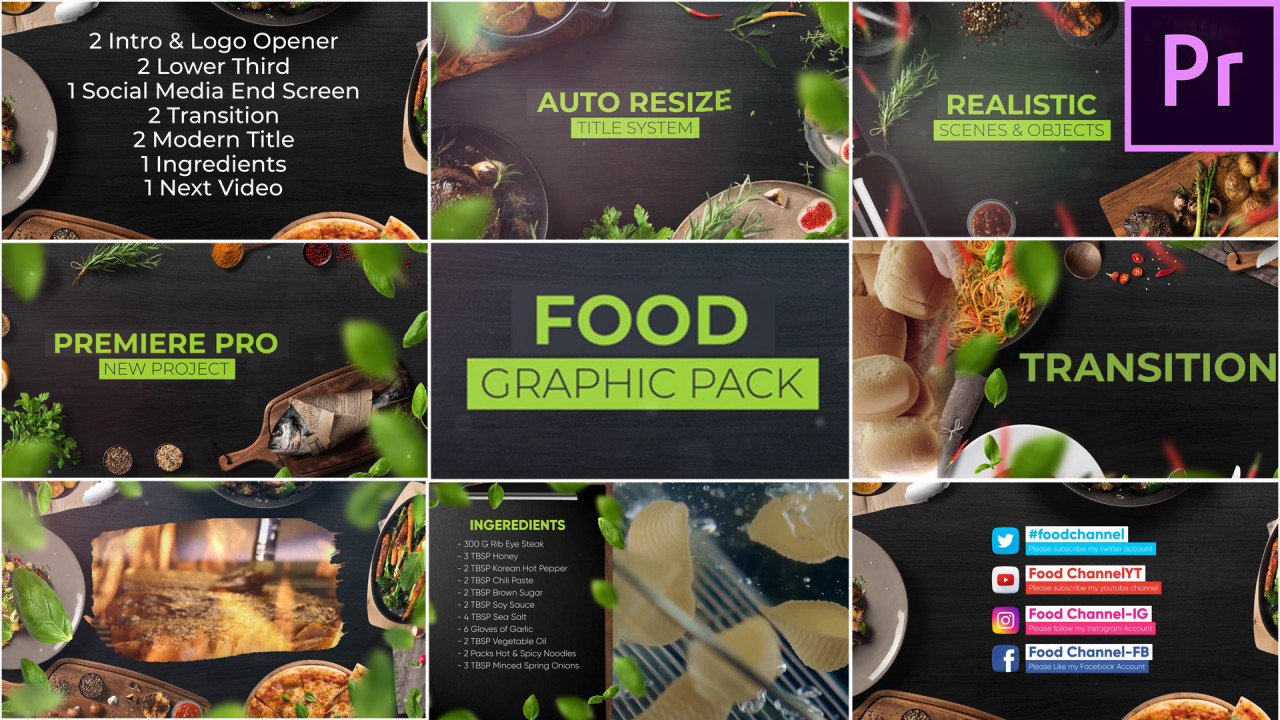 Cook With Us Cooking Tv Show Package By Aquavitae On Envato Elements