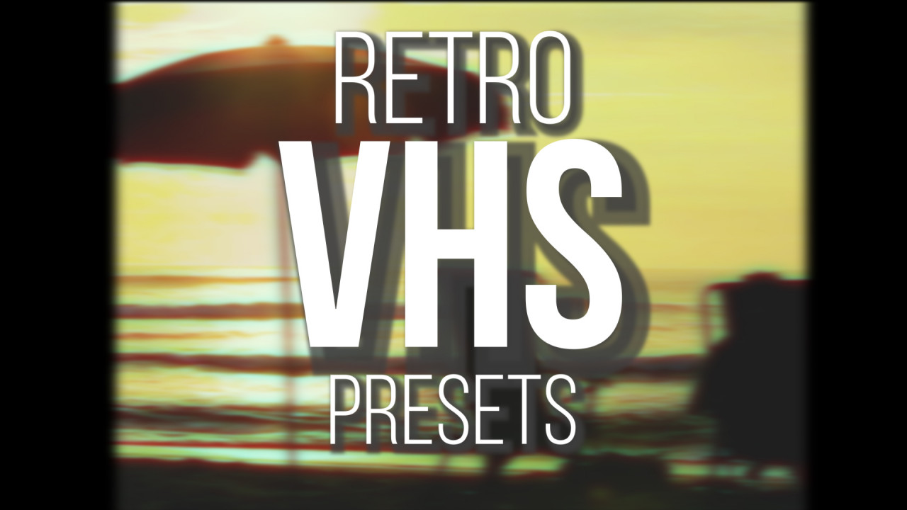 vhs effects pack for premiere pro