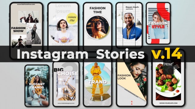 Instagram Stories V.14: After Effects Templates