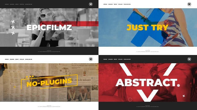 Clean Promo Opener: After Effects Templates
