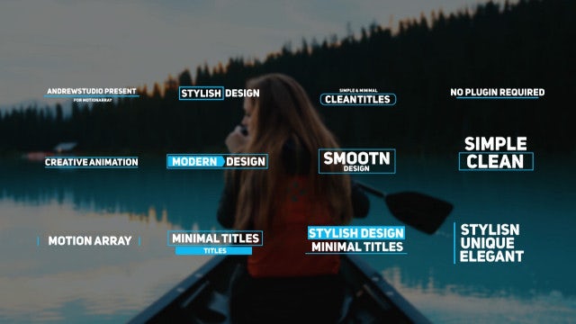 Animated Titles: Premiere Pro Templates