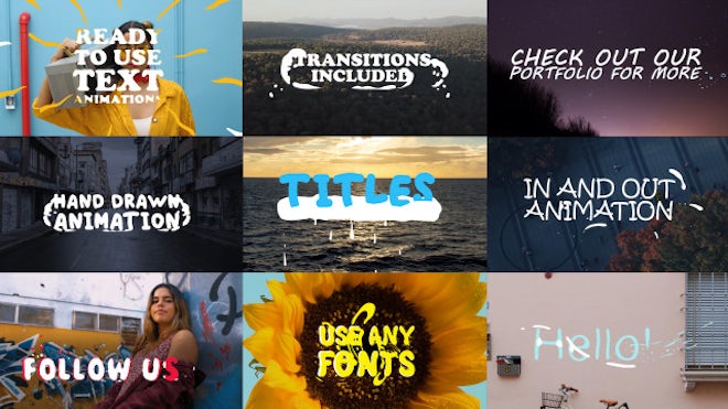 2D Lyric Titles - Motion Graphics Templates | Motion Array