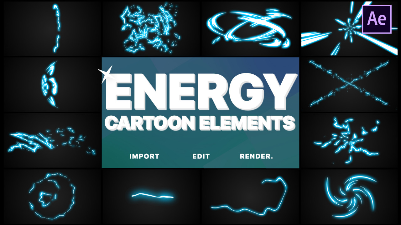 Element after. Красивые элементы для Афтер эффект. Энергетик Elemental. AE элемент. Energy cartoon.