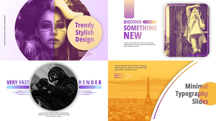 Minimal Typography: After Effects Templates