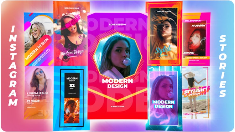 Instagram Stories Pack 18: After Effects Templates