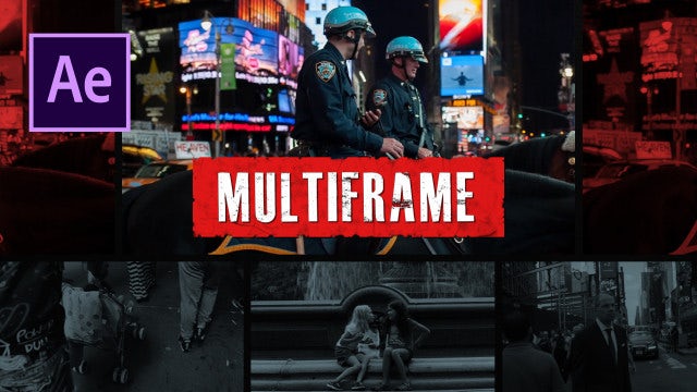 Multiframe Urban Opener: After Effects Templates