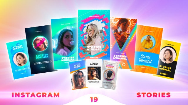 Instagram Stories Pack 19: After Effects Templates