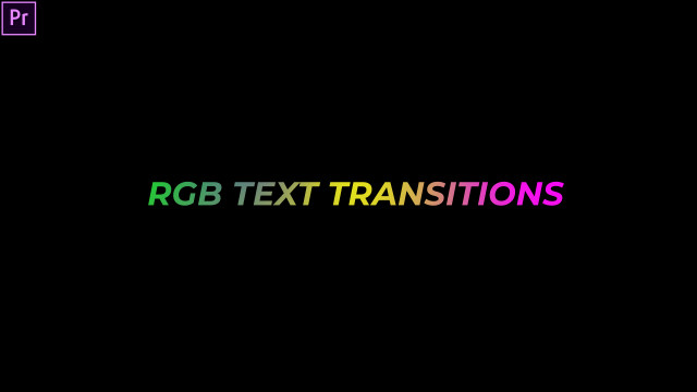 text transitions in premiere pro