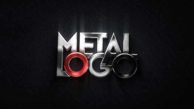 Glossy Metal Logo: After Effects Templates