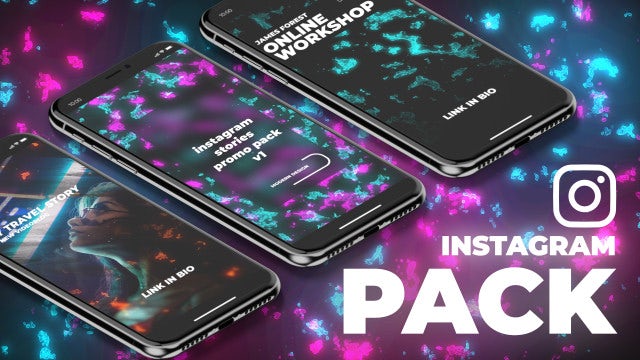 Instagram Stories Promo Pack V1: After Effects Templates