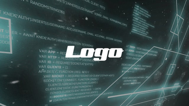 Hacking HUD Logo: After Effects Templates