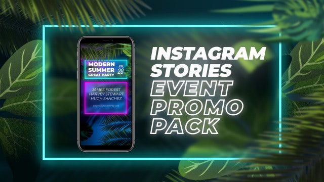 Instagram Stories Event Promo Pack: After Effects Templates