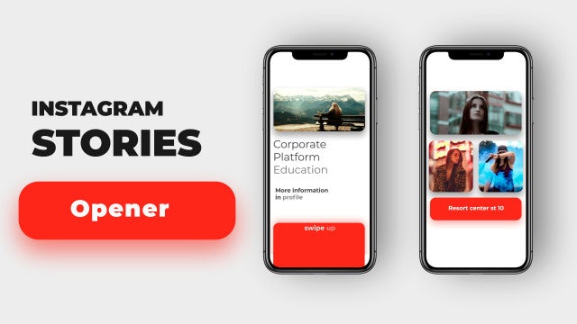 Instagram Stories Intro: After Effects Templates