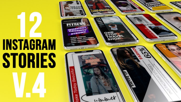 Instagram Stories V.4: Premiere Pro Templates