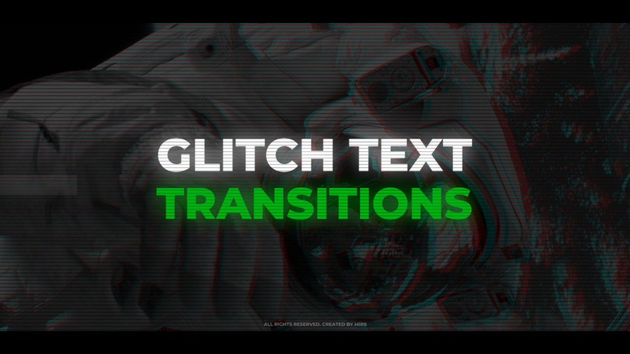 free text glitch effect premiere pro