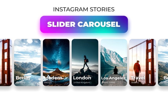 Instagram Stories Slider Carousel: After Effects Templates