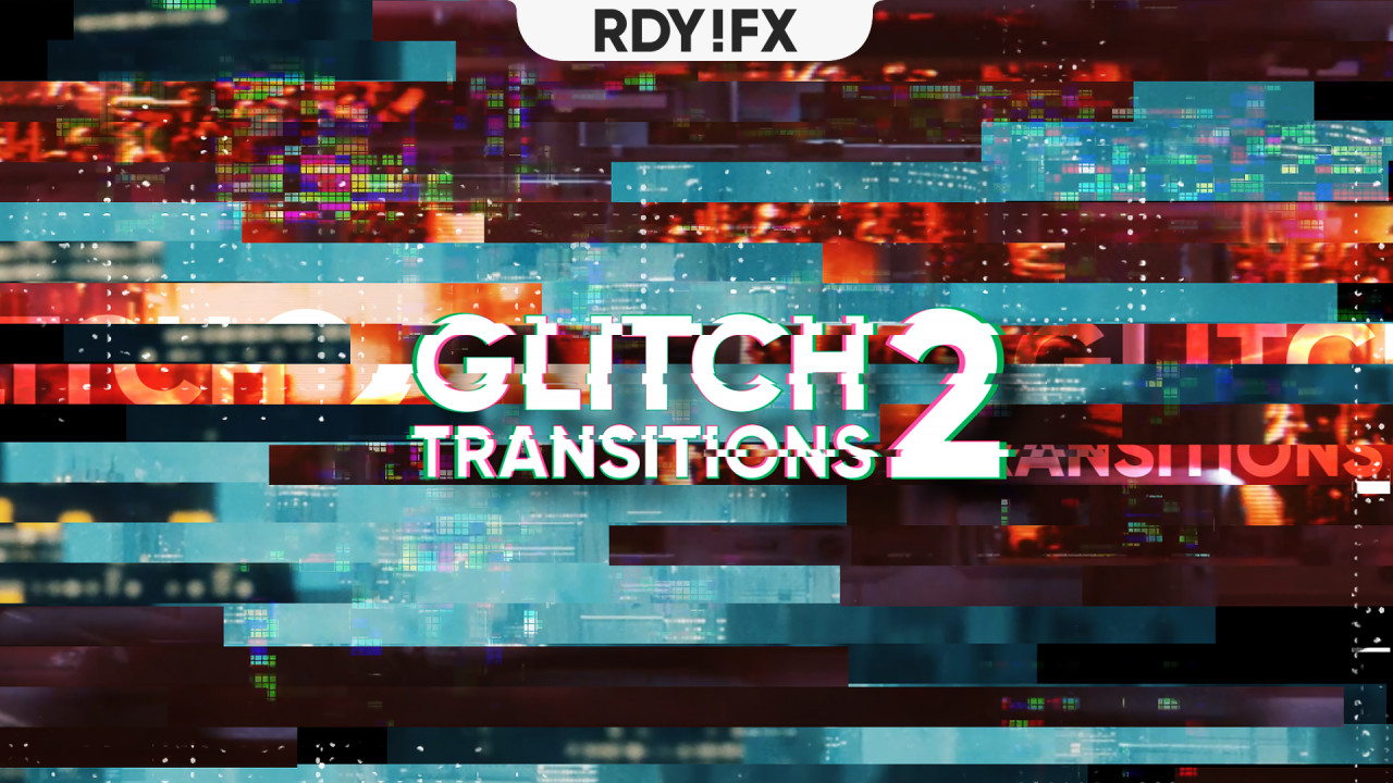 Glitch Transitions 2 Premiere Pro Templates Motion Array