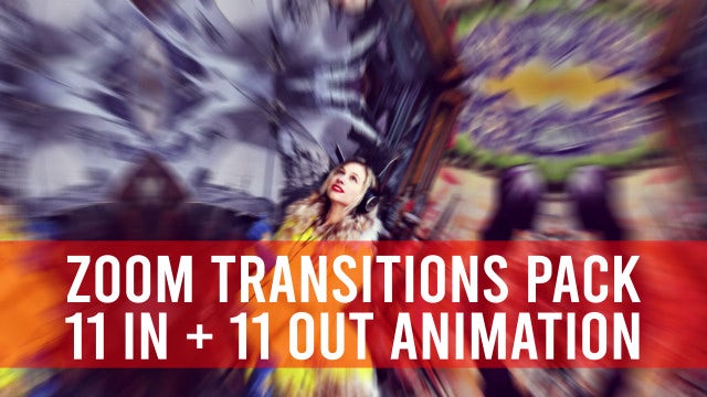 Zoom Transitions Pack: Premiere Pro Templates