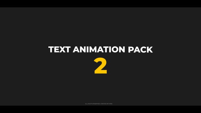 Text Animation Pack 2: Premiere Pro Presets