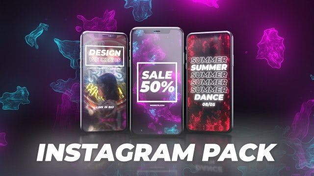 Instagram Stories Promo Pack V2: After Effects Templates
