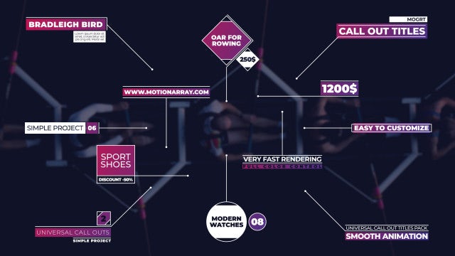 Call Out Titles: Motion Graphics Templates