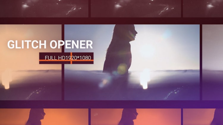 Glitch Opener: Premiere Pro Templates