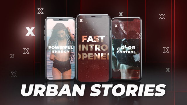 Instagram Stories Urban Glitch: After Effects Templates
