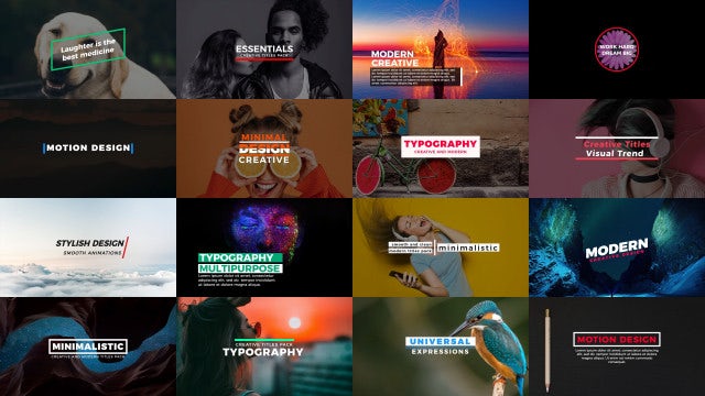 Essentials Titles: Premiere Pro Templates