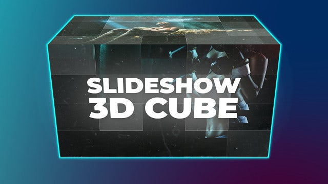 Slideshow Cube: After Effects Templates