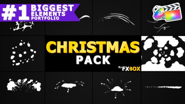 Christmas Elements: Final Cut Pro Templates