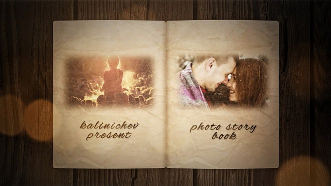 free download after effects templates story book