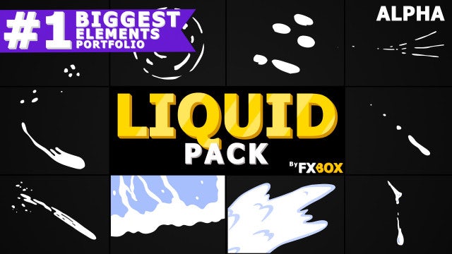 Cartoon Water: Stock Motion Graphics