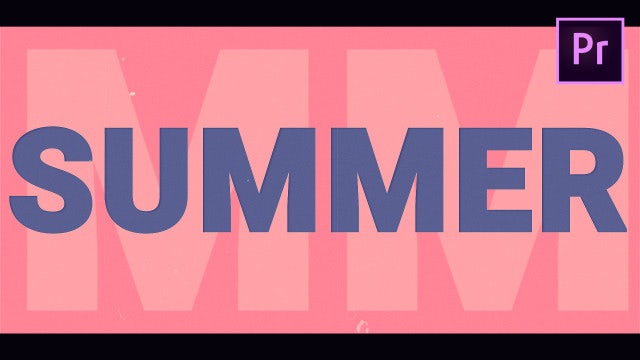 Summer Opener: Motion Graphics Templates