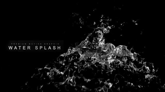 Water Splashing: Stock Motion Graphics